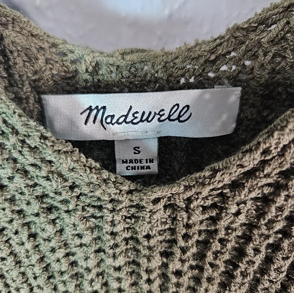 Madewell Knit Tank Olive Green - Picture 4 of 6